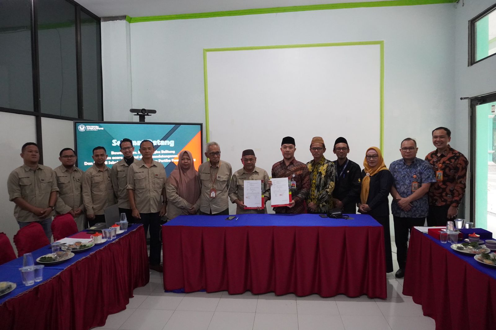 Sekolah Tinggi Ilmu Hukum PERTIBA Pangkalpinang melakukan penandatanganan MOU dan MOA bersama BAWASLU Provinsi Bangka Belitung.